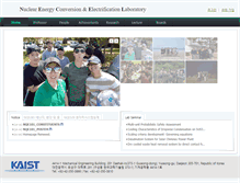 Tablet Screenshot of necel.kaist.ac.kr