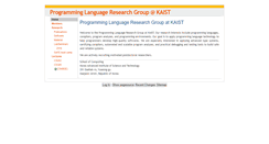 Desktop Screenshot of plrg.kaist.ac.kr