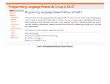Tablet Screenshot of plrg.kaist.ac.kr