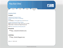 Tablet Screenshot of kschoi.kaist.ac.kr